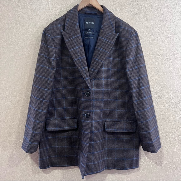 Madewell The Bedford Oversized Blazer Size 16 - Picture 2 of 9